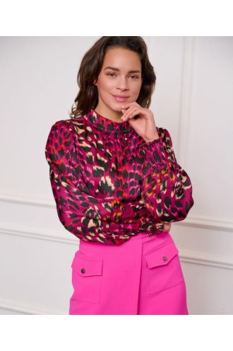 Esqualo_Blouse_collar_Floral_Gem_Print_Hilnetta_s_5