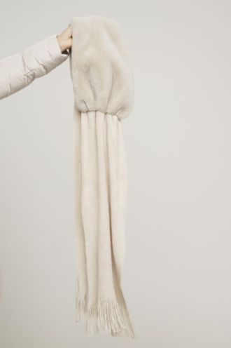 Rino___Pelle_Scarf_with_faux_fur_detail_birch_Hilnetta_s
