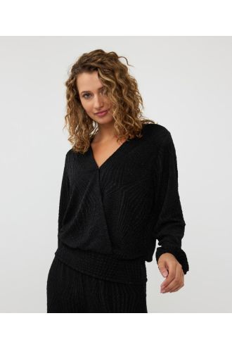 Esqualo_Blouse_jacquard_SJ_Black_Hilnetta_s_4