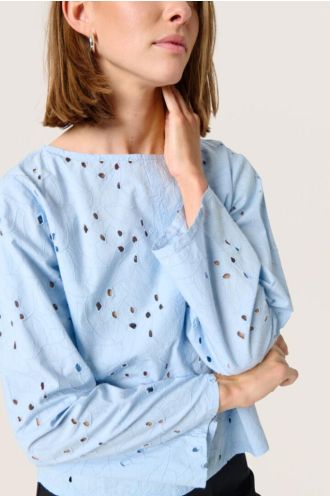 Soaked_in_luxury_Iva_Shirt_Chambray_Blue_Hilnetta_s_1