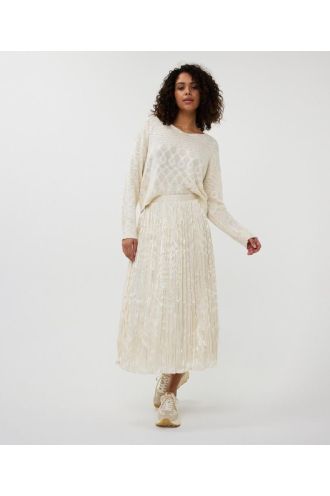 Esqualo_Skirt_plisse_changeant_Off_White_Hilnetta_s_1