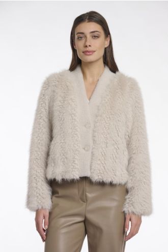 Rino___Pelle_Short_faux_fur_jacket_birch_Hilnetta_s