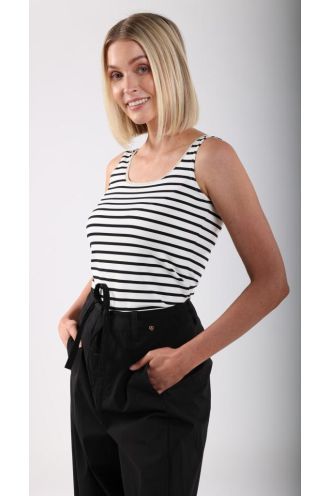 Nukus_Juba_Singlet_Stripe_offwhite_black_Hilnetta_s