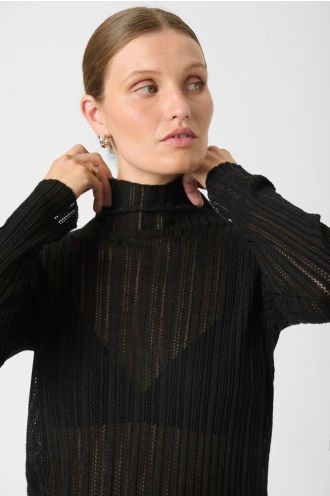 Soaked_in_luxury_Laisa_Regular_Pullover_black_Hilnetta_s