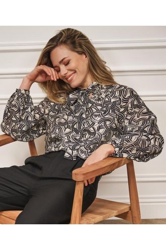 Esqualo_Blouse_bow_Sparkling_Nights_Hilnetta_s_2