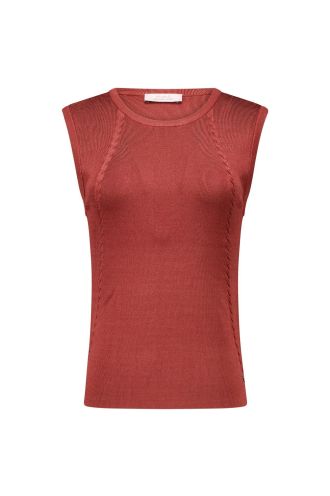 Avia cable singlet rust, Studio Anneloes