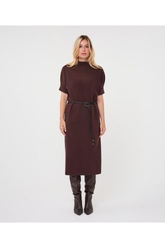 Esqualo_Dress_long_knit_cacao_Hilnetta_s