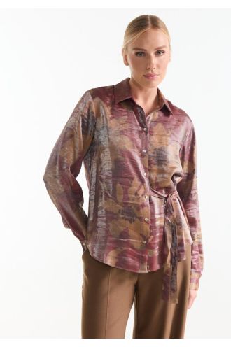 Jansen_Amsterdam_Lotte_Blouse_Stone_red_Camel_Hilnetta_s