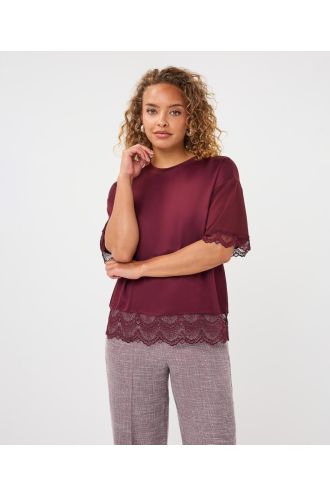 Esqualo_T_shirt_lace_satin_Hilnetta_s