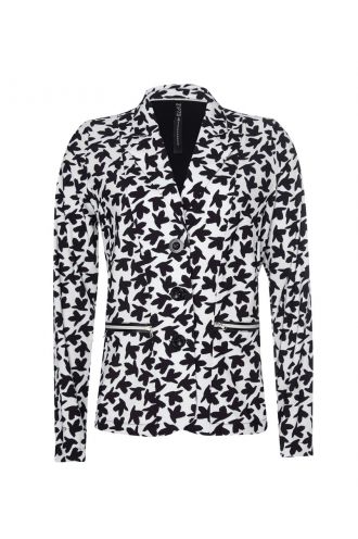 Blazer Birds zwart/wit, ZIP73