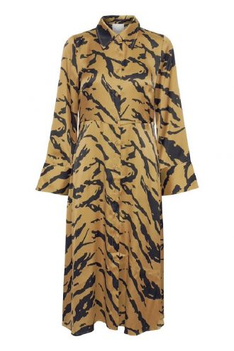 Eve long dress copper/black , My Essential Wardrobe