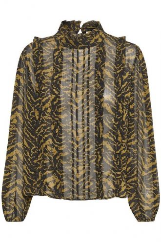 Wendy blouse copper/black