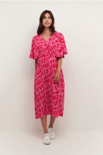 Teresa dress fuchsia pink