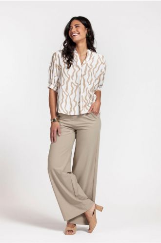 Luz rib trousers clay