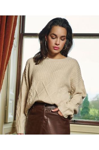 Esqualo_Sweater_melange_Biscuit_Hilnetta_s