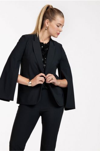 Joline cape blazer black