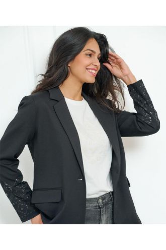 Esqualo_Blazer_embellishment_Black_Hilnetta_s