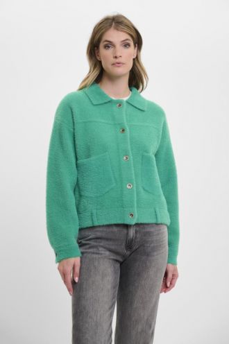 Bubbly Boxy jacket Clover Green