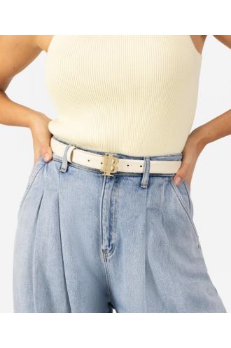 Icon Belt Blanco