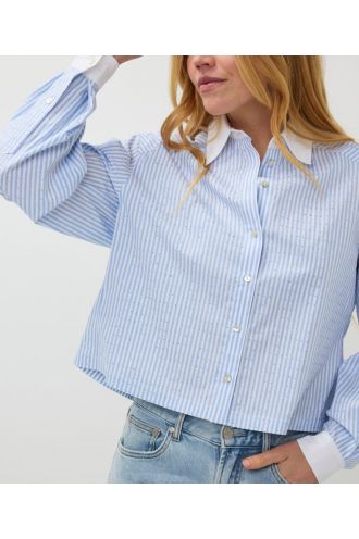 Esqualo_Blouse_striped_Blue_White_Hilnetta_s_2