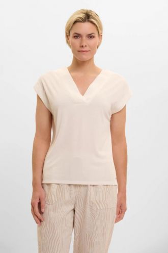 Oda V-neck top Snow White