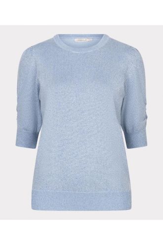 Esqualo_Sweater_s_slve_lurex_blue_Hilnetta_s