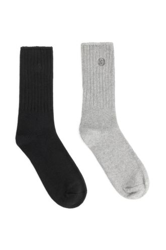 Deblon Socks 2pack black grey