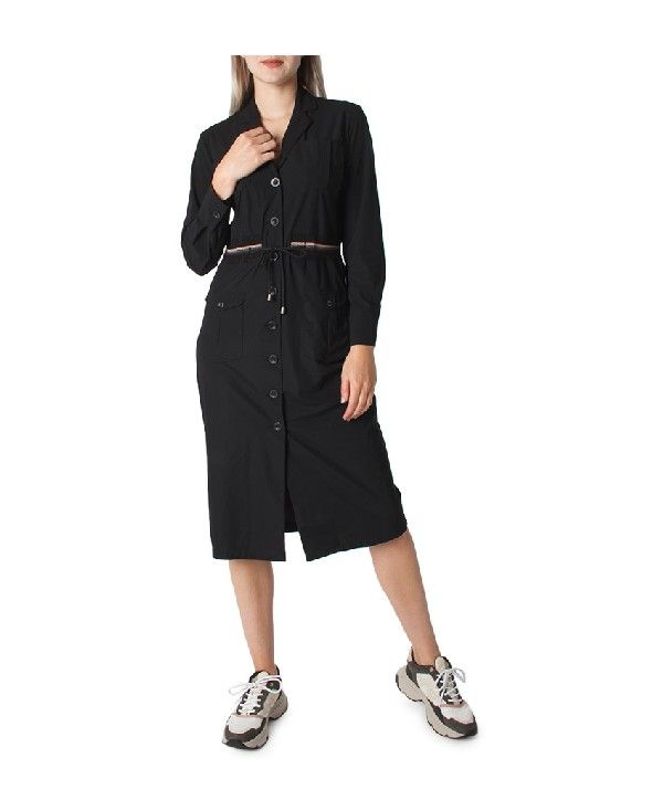Zip73 jurk zwart online